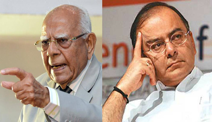 Image result for jaitley with Jethmalani