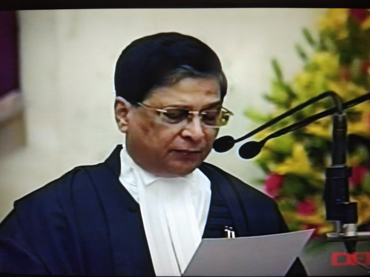 Dipak Misra Sworn in as Chief Justice of India