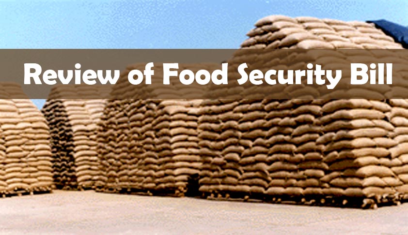 Review of the Implementation Aspect of Food Security legislation in India