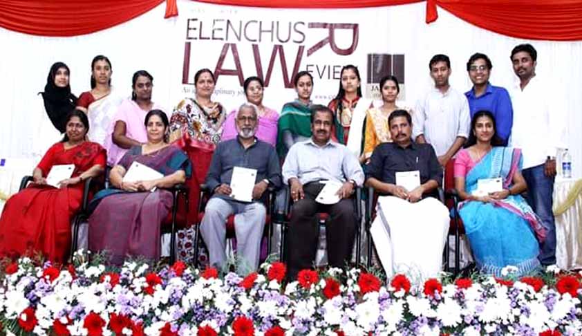 GLC Thrissur launches law review Elenchus Vol. (I) 2015