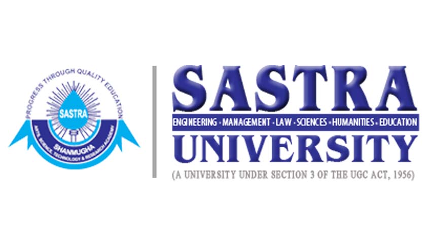 Sastra University notifies Admission 2015