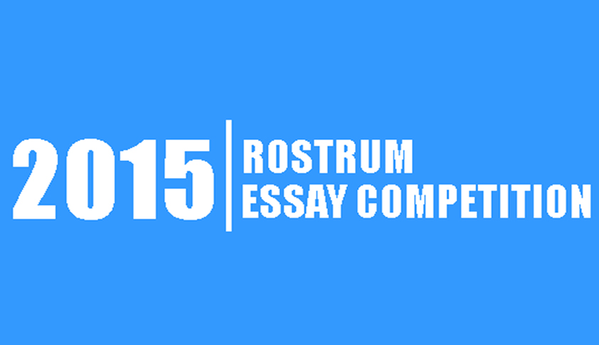 Rostrum Essay Competition 2015