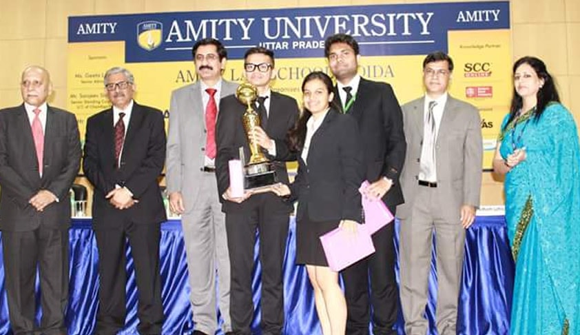 NLU Bhopal wins the Amity International Moot Court Competition 2015