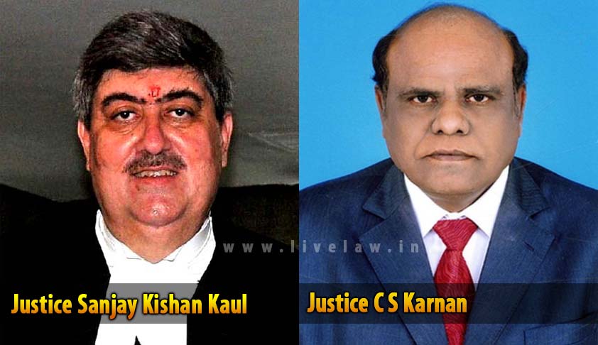 Madras High Court Judge C S Karnan accuses CJ Kaul of harassment asks Accountant General to check misuse of Funds by CJ [Updated]