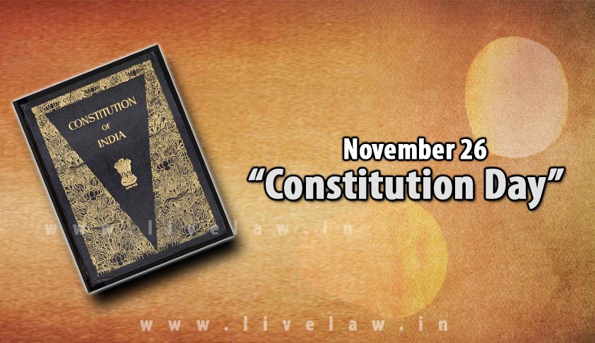 Government of India notifies Nov 26 as the “Constitution Day”