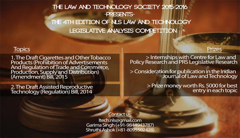 4th NLS Law and Technology Legislative Analysis Competition