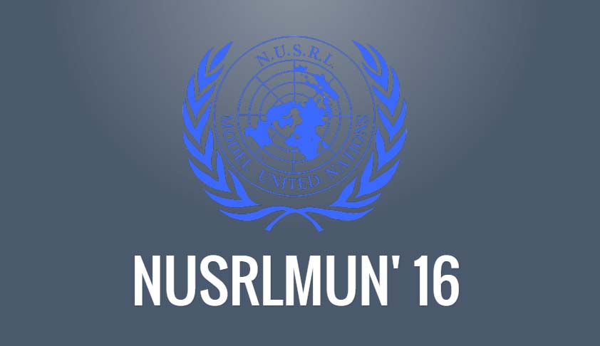Model United Nations Conference - Constitutional Law Society, NUSRL, Ranchi