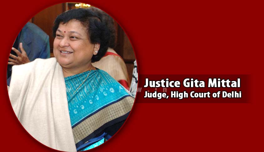 Yale Law School Recognizes Justice Gita Mittals 2013 Judgment On Court Fees (Delhi Amendment) Act