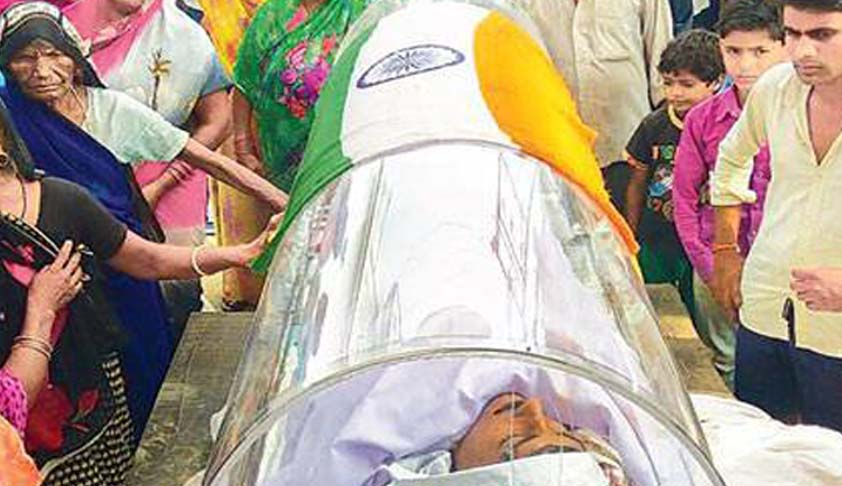 Casket Of Dadri Lynching Accused Draped With Indian Flag; Violation Of Flag Code