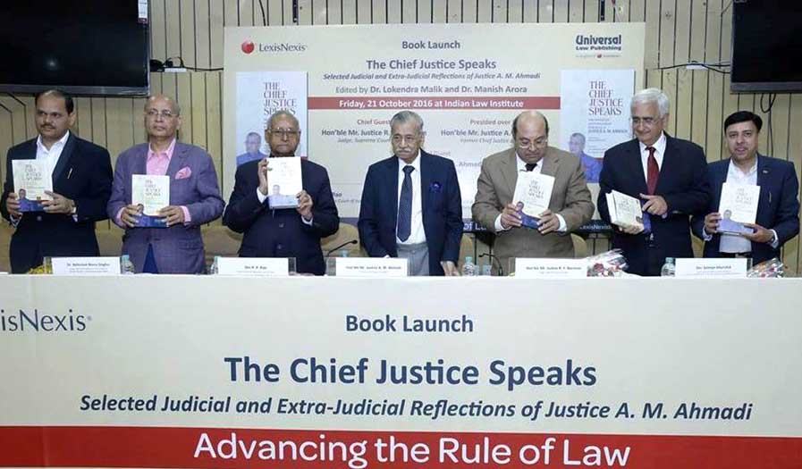Book Release: The Chief Justice Speaks: Selected Judicial And Extra-Judicial Reflections Of Justice A.M. Ahmadi