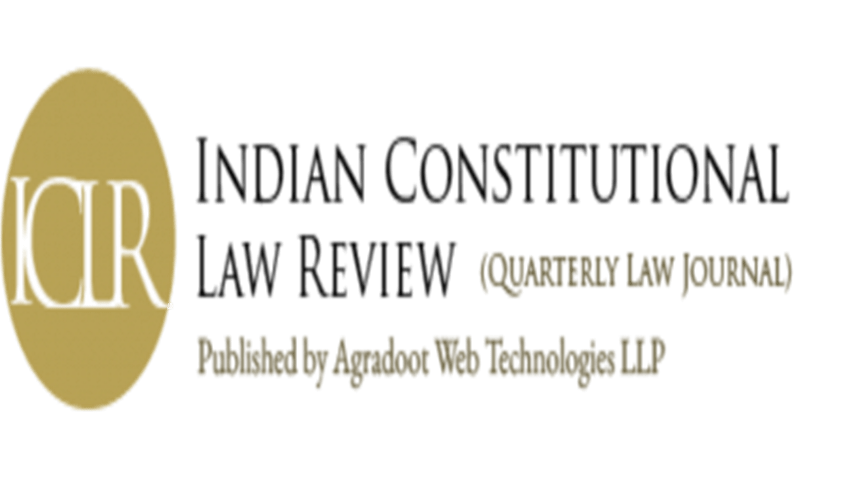 Call for Papers: Indian Constitutional Law Review