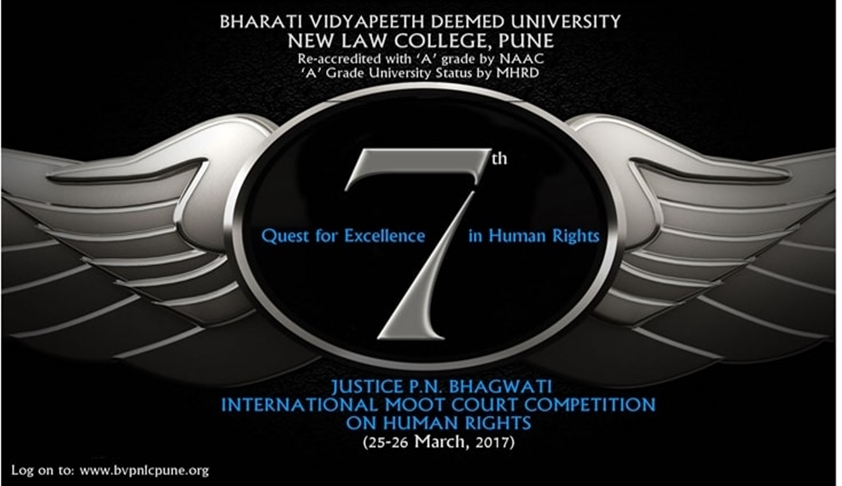 7th Justice P.N. Bhagwati International Moot Court Competition On Human Rights