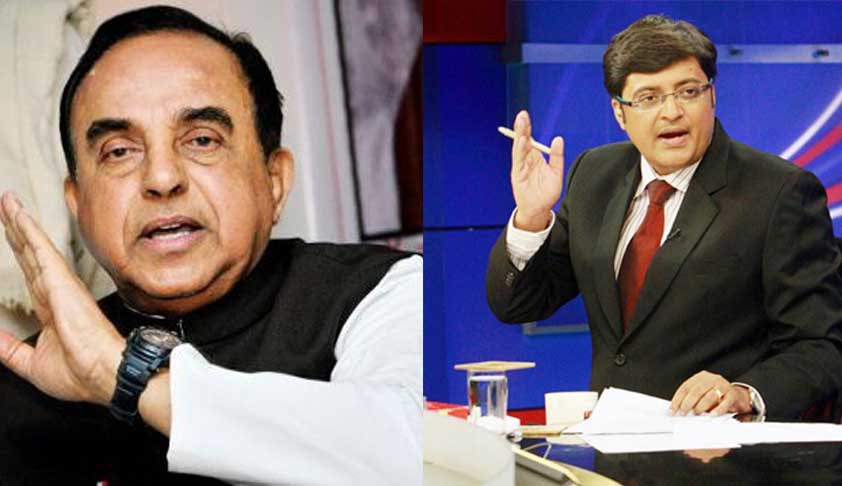 Arnab Goswamis Channel Name Republic Violates Emblems And Names Act; Swamy Writes To Centre [Read Letter]