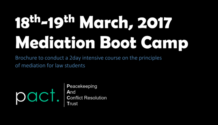 Amity Mediation Boot Camp, 2017