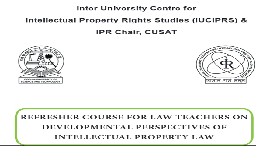 Refresher Course on IPR for Law Teachers 2017