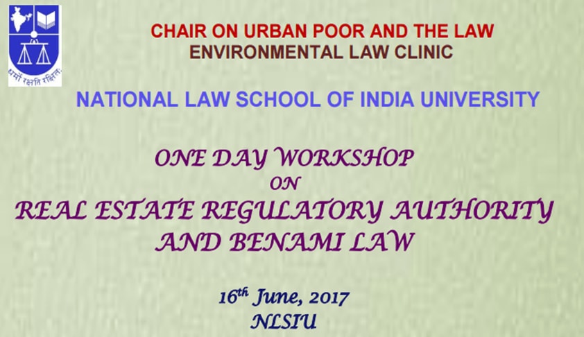 One Day Workshop On Real Estate Regulatory Authority And Benami Law