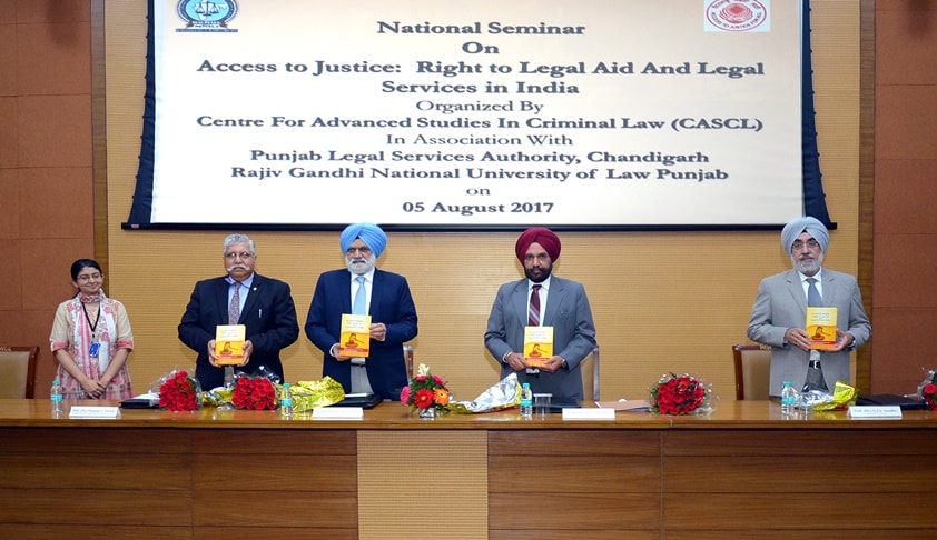 RGNUL organized National Seminar on “Access to Justice: Right to Legal Aid and Legal Services in India”