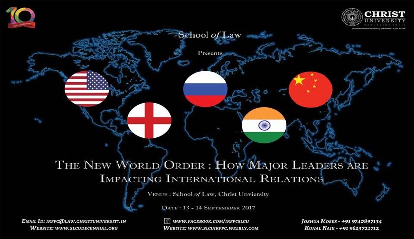 Seminar on The New World Order: How Major Leaders Are Impacting International Relations 2017