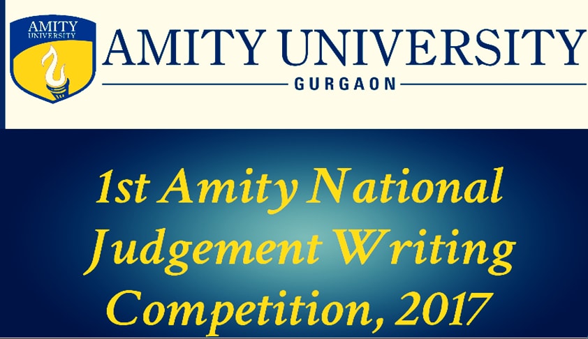 1st Amity National Judgment Writing Competition