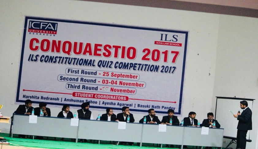 ConQuaestio 2017: ICFAI Law School’s Constitutional Quiz Competition 2017 Concludes Successfully