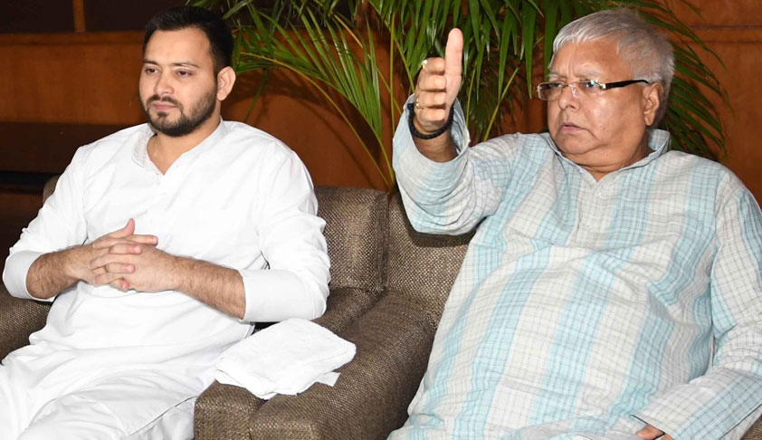 Fodder Scam: Hearing On Lalus Sentencing Postponed, Issues Contempt Notice To Tejaswi Yadav,3 Others