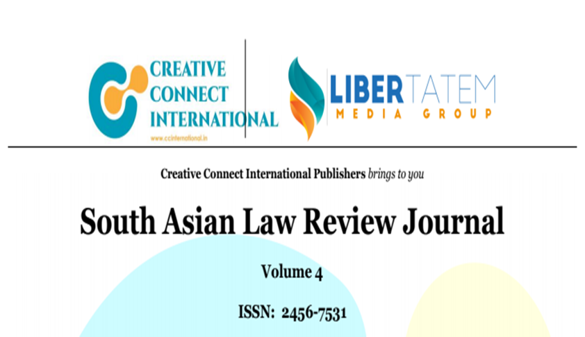 Call For Papers: South Asian Law Review Journal (Vol. 4), Submit by February 10