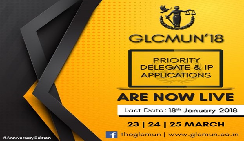 10th International Diplomacy Conclave, GLCMUN ’18 [23rd to 25th March, Mumbai]