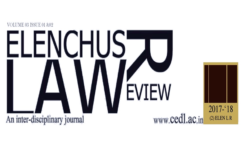 Call For Papers: GLC Thrissur’s Elenchus Law Review [Vol III]