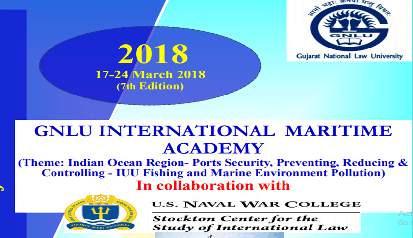 7th GNLU International Maritime Academy [17th-24th Mar; Gandhinagar]