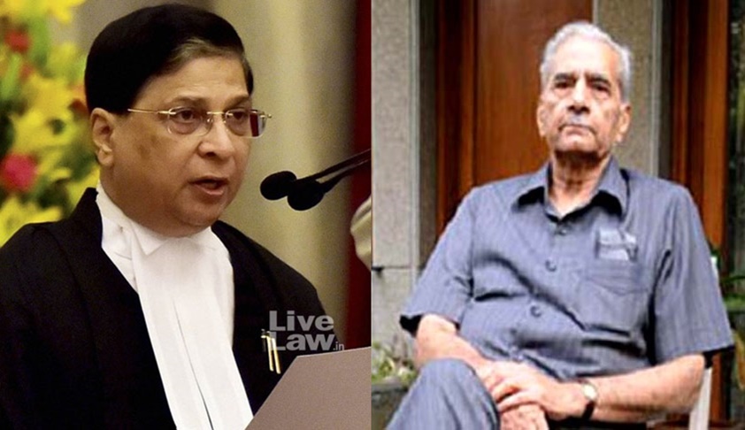 Former Law Minister Shanti Bhushan Challenges CJIs Power As Master Of Roster In SC Alleging Abuse Of Power By CJI Dipak Misra In Constitution Of Benches& Assigning Cases [Read Petition]