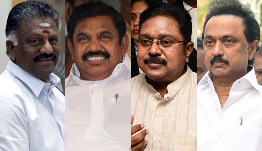 Breaking : Madras HC Upholds Disqualification Of 18 AIADMK MLAs Of TN Assembly