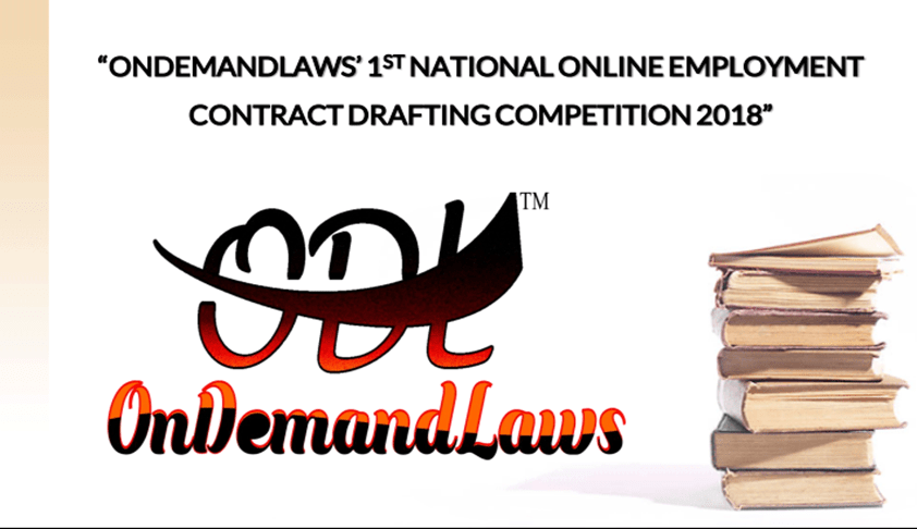 Ondemandlaws’ 1st National Online Employment Contract Drafting Competition 2018