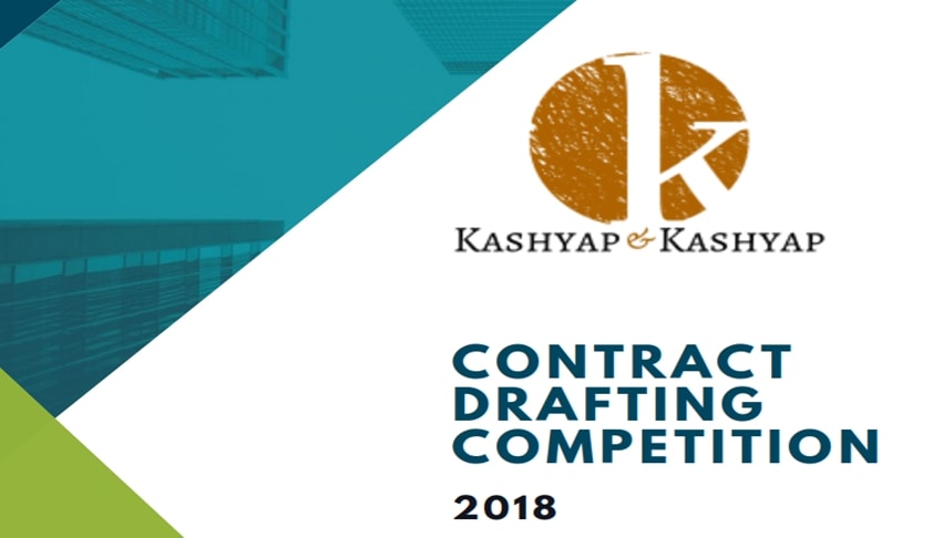 Kashyap and Kashyap - Contract Drafting Competition 2018