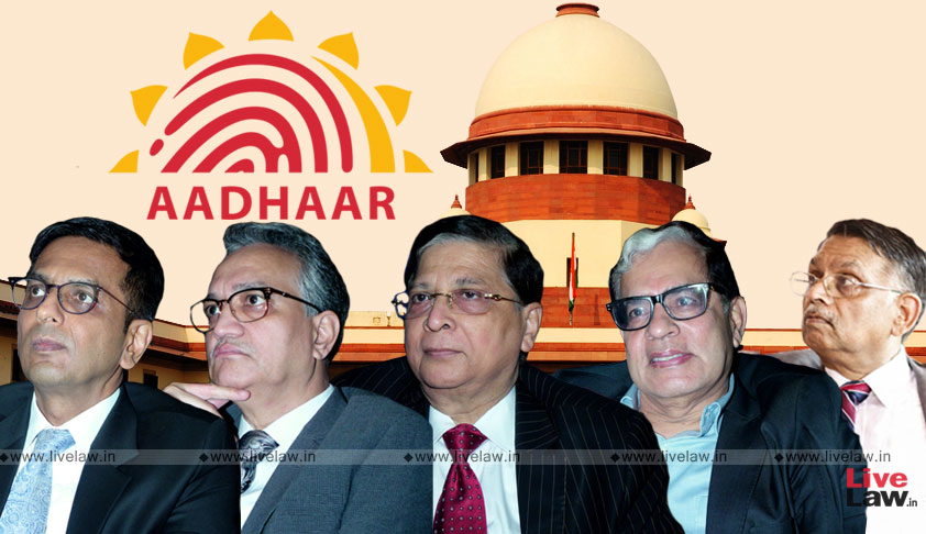 Breaking: SC Constitution Bench To Pronounce Judgement On Petitions Challenging Aadhaar Tomorrow