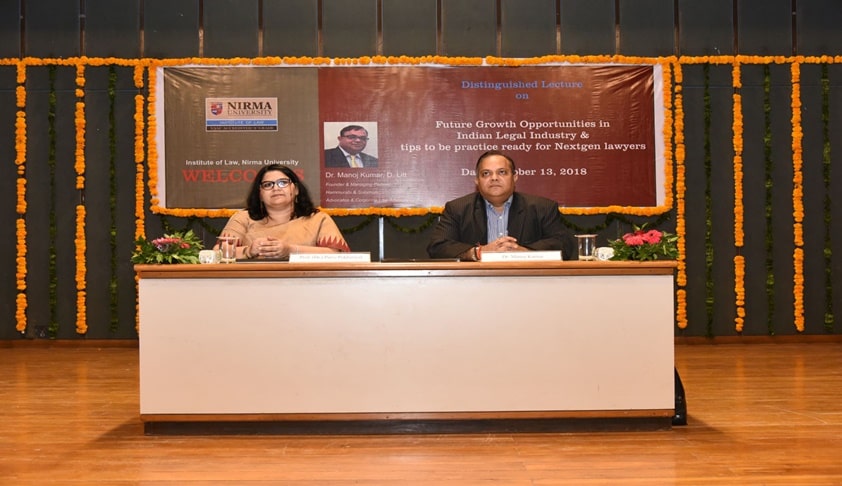 Hammurabi And Solomon Founder Dr. Manoj Kumar Delivers Lecture At ILNU On Growth Opportunities In Indian Legal Industry
