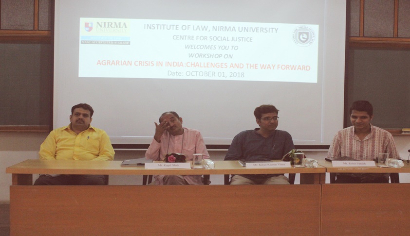 ILNU Holds Workshop On Agrarian Crisis In India