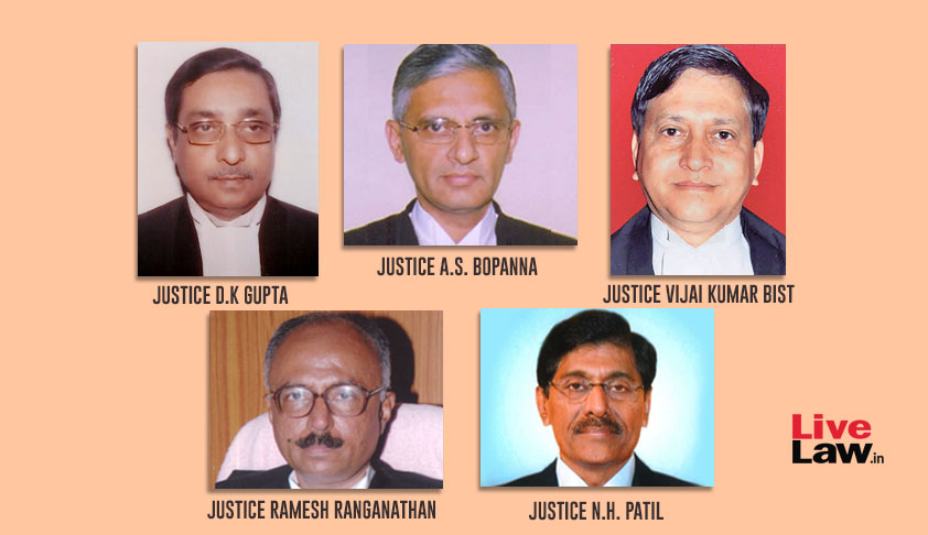 SC Collegium Recommends New Chief Justices For Bombay, Calcutta, Uttarakhand, Gauhati and Sikkim HCs