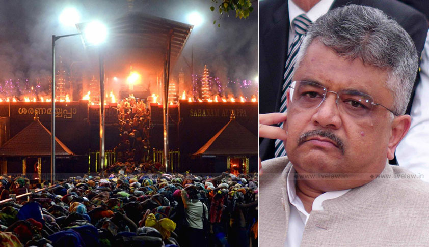 Sabarimala: Solicitor General Tushar Mehta Refuses Sanction For Contempt Action