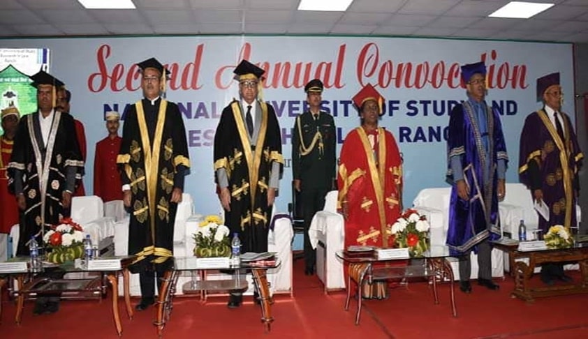 NUSRL Ranchi Holds Second Convocation