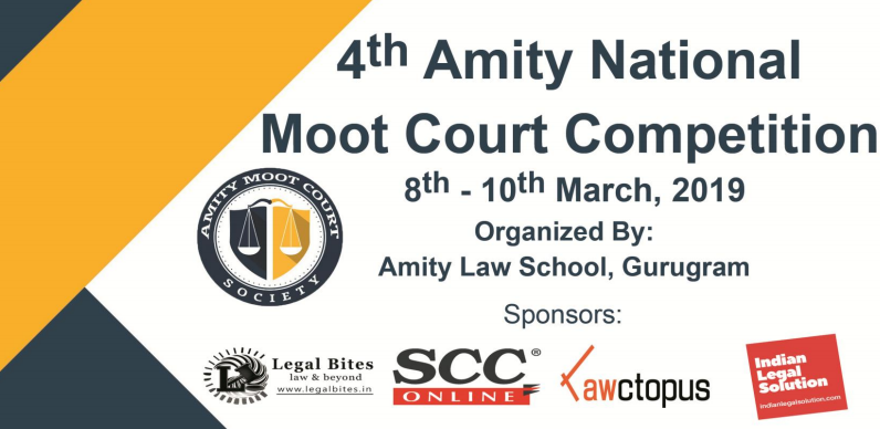 4th Amity National Moot To Be Held From March 8 To 10