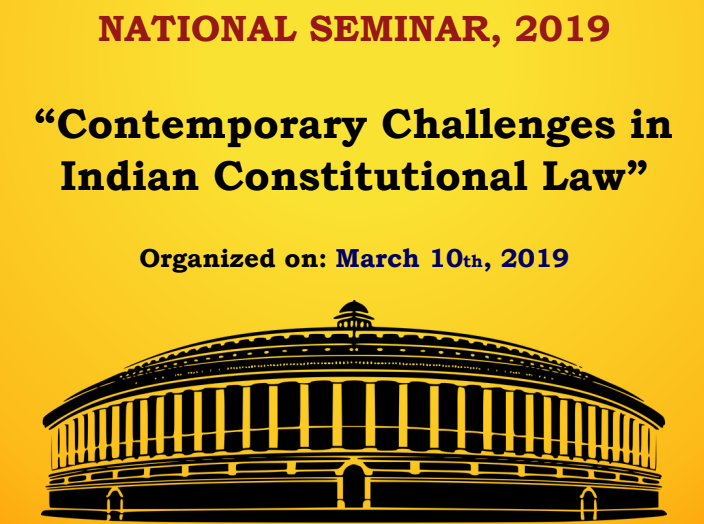 Call For Papers: MNLUs Natl Seminar On Challenges In Indian Constitutional Law [10 Mar; Aurangabad]