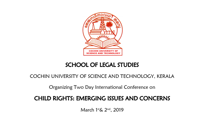 Call For Papers: International Conference On Child Rights At CUSAT