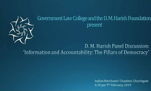 Panel Discussion On Information And Accountability At GLCs 20th DMH [9th Feb; Mumbai]