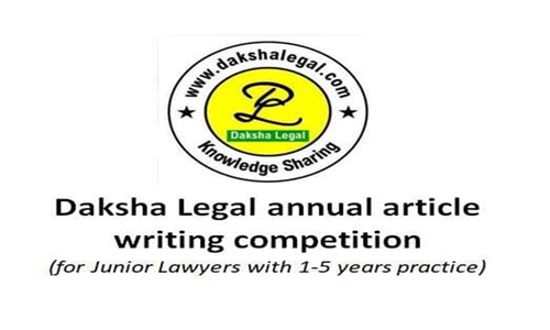Daksha Legal Annual Article Writing Competition