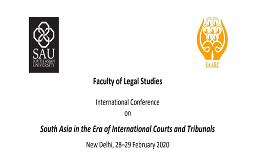 Call For Papers: Conference On South Asias International Courts And Tribunals