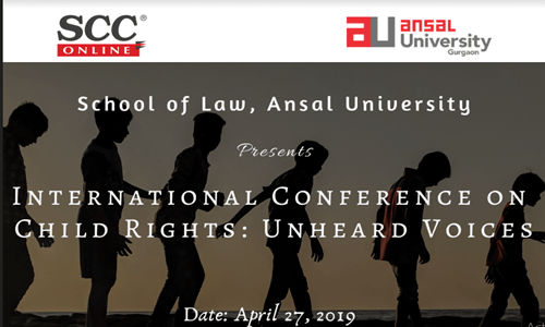 Call For Papers: International Conference on Child Rights At Ansal University
