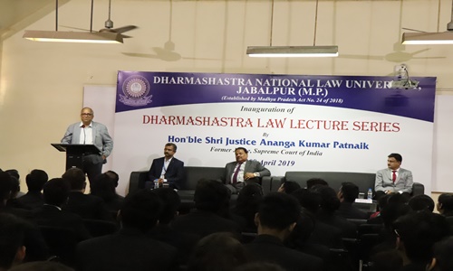 Justice Ananga Kumar Patnaik Delivers Lecture At DNLU On Careers In Law
