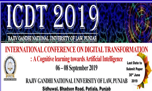 Call For Papers: RGNULs Intl Conference On Digital Transformation [6th-8th Sept]