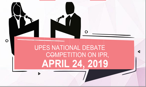 Debate Competition On IPR At UPES, Dehradun