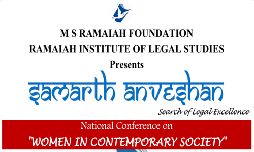 Call For Papers: Conference On Women In Contemporary Society At RILS, Bangalore